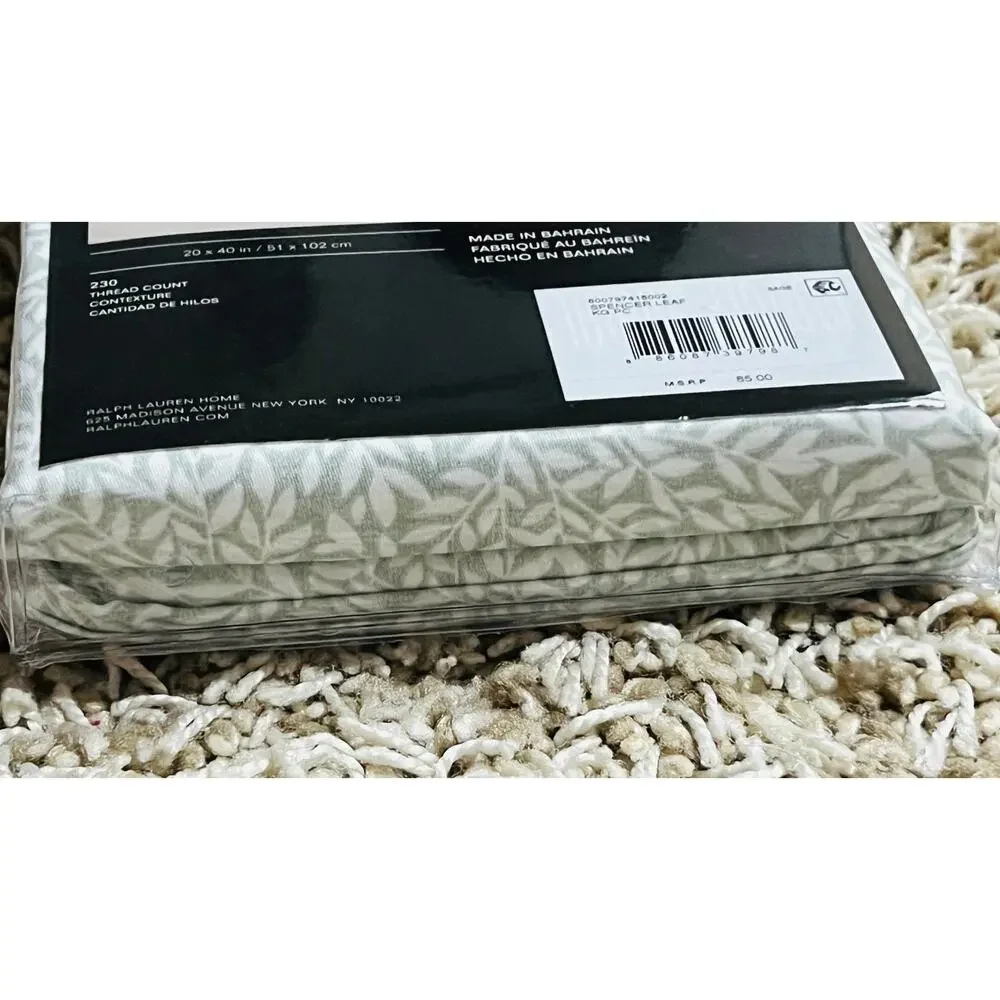 NWT❤️LAUREN RALPH LAUREN King Size Pillowcase Pair